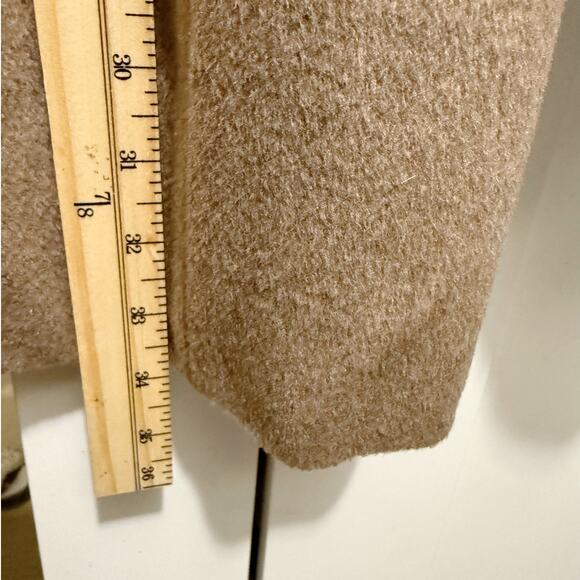 Calvin Klein Wool Cashmere Blend Peacoat Women’s XL Classic Button Coat in Oat - Picture 15 of 15